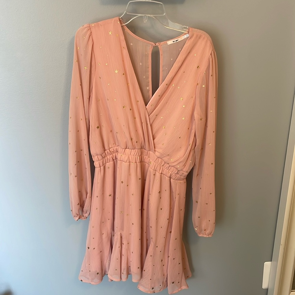 Francesca’s Star Long Sleeve Dress